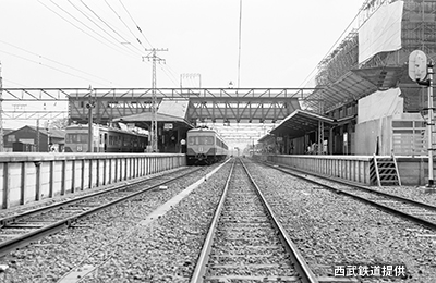 1968（昭和43）年撮影の「所沢駅」