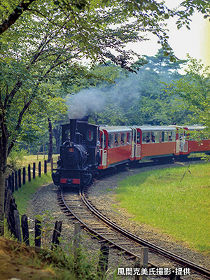 西武山口線の蒸気機関車