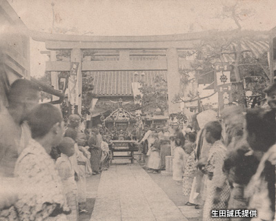 1906（明治39）年の「住吉神社」例祭