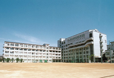 2006（平成18）年頃の「大阪府立夕陽丘高等学校」