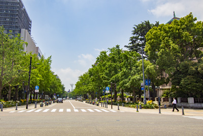現在の「日本大通り」
