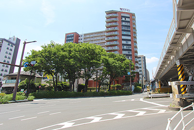 二代目「横浜駅」の跡地付近