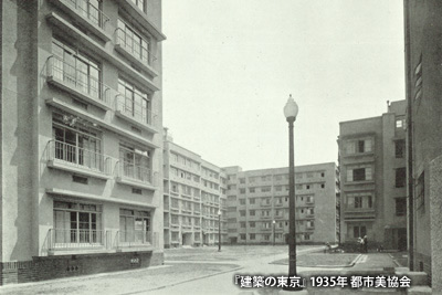 1934（昭和9）年に完成した「江戸川アパートメント」