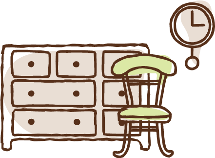 家具のイラスト