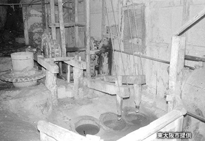 石切の水車と産業