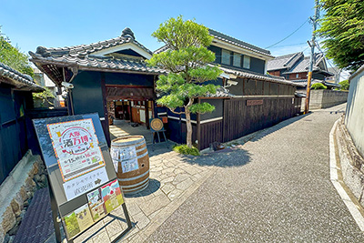 柏原市太平寺地区の街並み